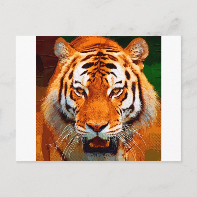 Carte Postale Tigre (Devant)