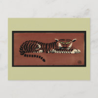 Tigre - Antiquaire, Illustration de livre coloré