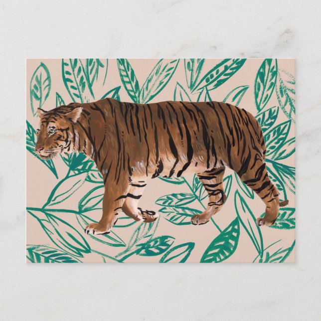 Carte Postale Tigre de Siberie (Devant)