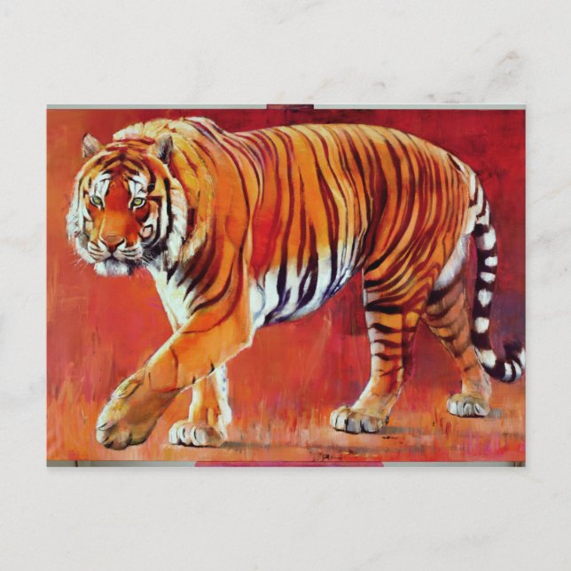 Carte Postale Tigre du Bengale (Devant)