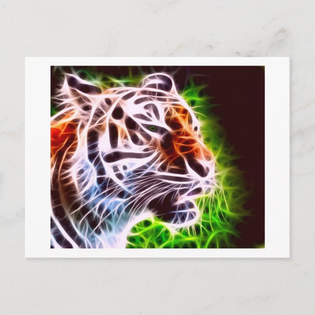 Carte Postale Tigre élémentaire (Devant)