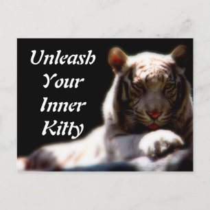 Carte Postale Tigre intérieur