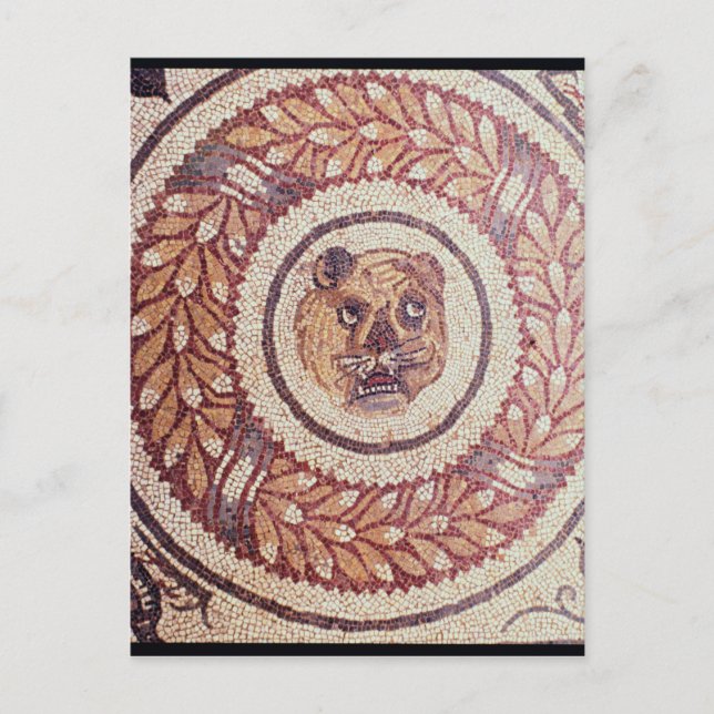 Carte Postale Tigre, mosaïque romaine, début 4ème siècle (Devant)