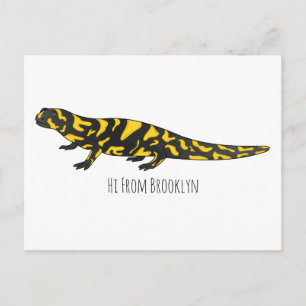 Carte Postale Tigre salamandre