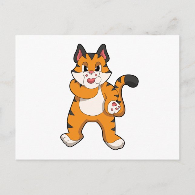 Carte Postale Tigre silencieux (Devant)