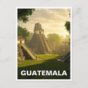 Carte Postale Tikal Guatemala Travel