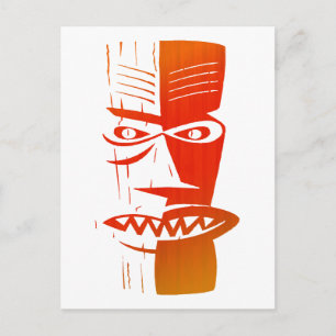 Carte Postale Tiki