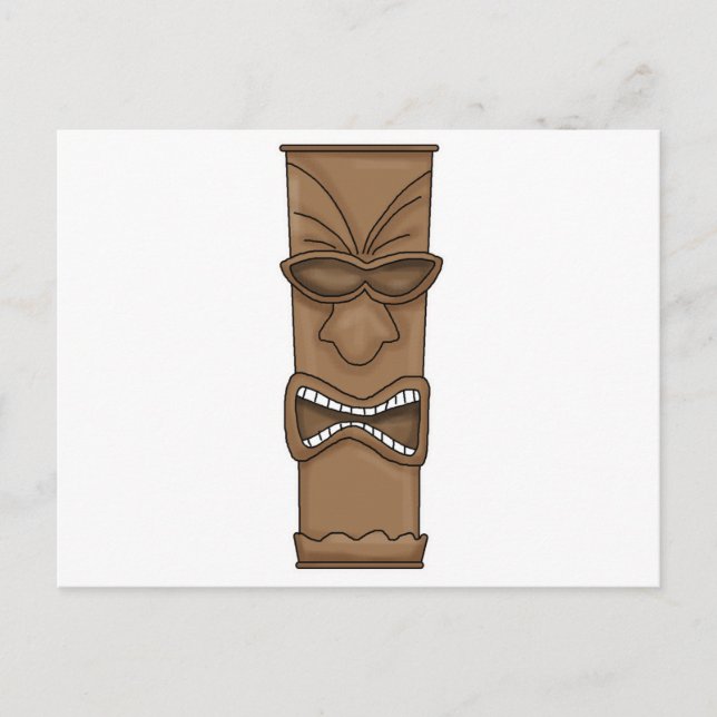 Carte Postale Tiki (Devant)