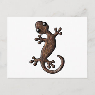 Carte Postale Tiki Gecko