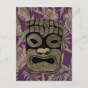 CARTE POSTALE TIKI PARTY