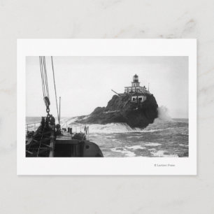 Carte Postale Tillamook, Oregon Lighthouse, photo du navire