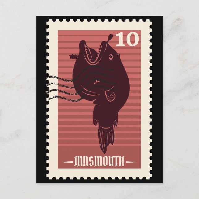 Carte Postale Timbre de poste d'Innsmouth (Devant)