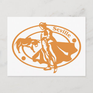 Carte Postale Timbre de Séville