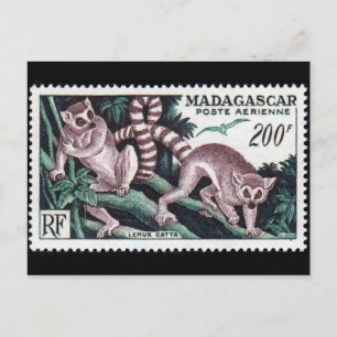 Carte postale Timbre gravé vintage