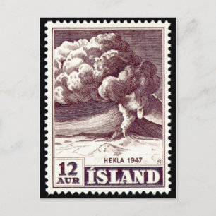 Carte postale Timbre gravé vintage