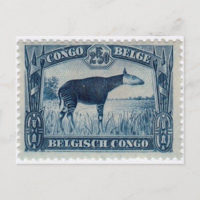 Carte postale Timbre gravé vintage (Devant)