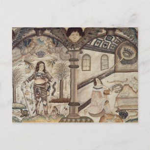 Carte Postale Timbre représentant Charles I et Charles II