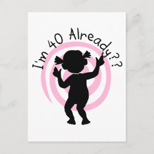 Carte Postale Time Warp 40 T-shirts et cadeaux