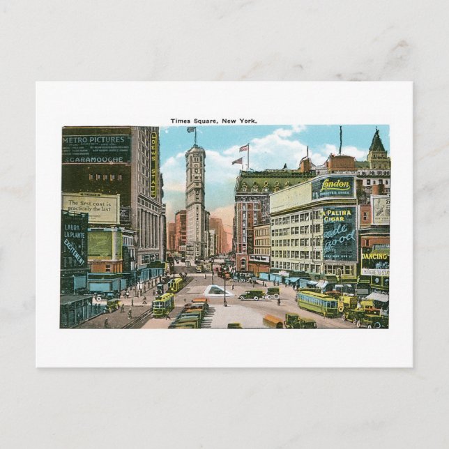 Carte Postale Times Carré New York (Devant)