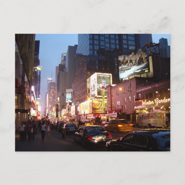 Carte Postale Times Carré New York (Devant)
