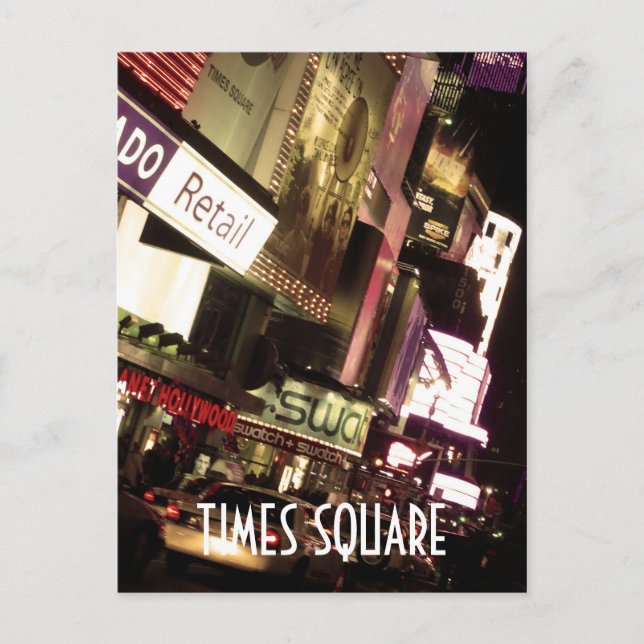 Carte Postale Times Square (Devant)
