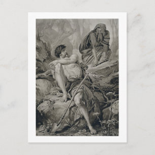 Carte Postale Timon et Apemantus, du Timon d'Athènes par Willi