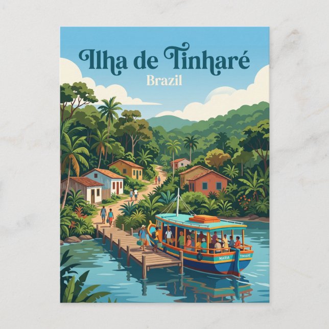 Carte Postale Tinharé Brésil (Devant)