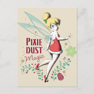 Carte Postale Tinker Bell   Magie Vintage Pixie Dust