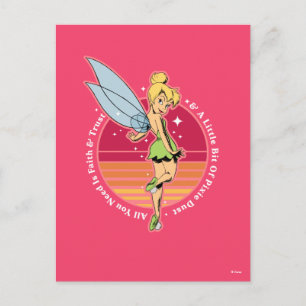Carte Postale Tinker Bell   Petit peu de poussière de fée