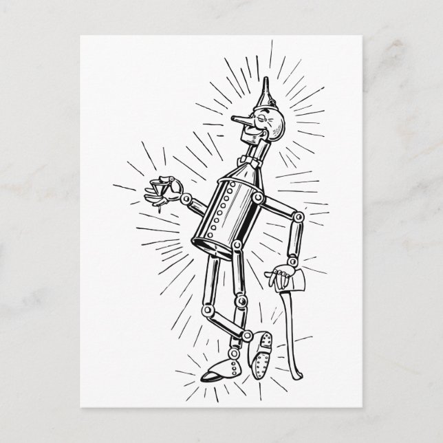Carte Postale Tinman fraîchement huilé (Devant)