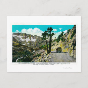 Carte Postale Tioga Road High Sierra entre Tahoe et Yosemit