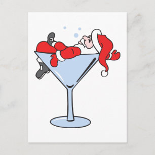 Carte Postale Tipsy Père Noël