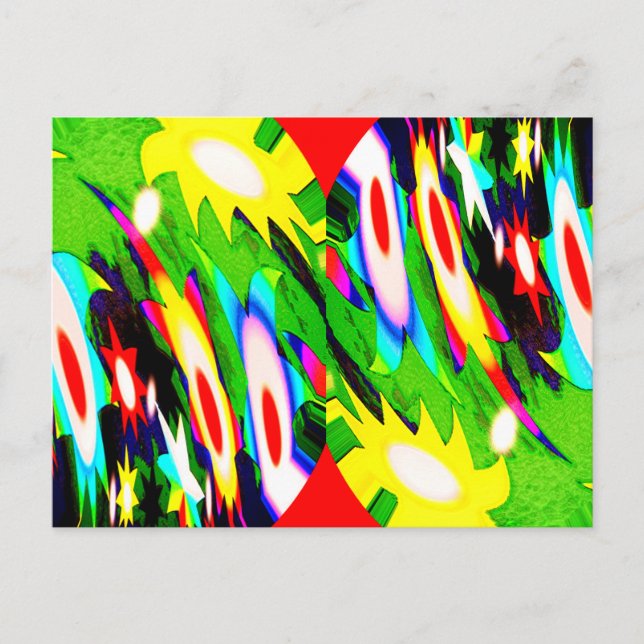 Carte Postale Tir des étoiles art (Devant)