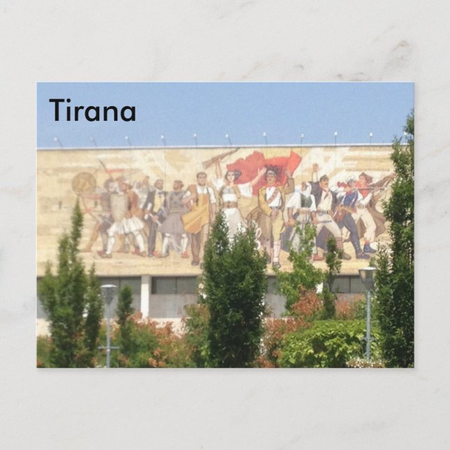 Carte Postale Tirana (Devant)