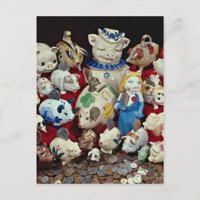 Carte Postale Tirelires pour enfants (Devant)