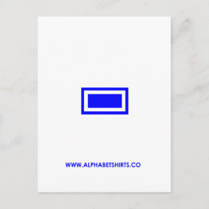 Carte Postale Tiret bleu