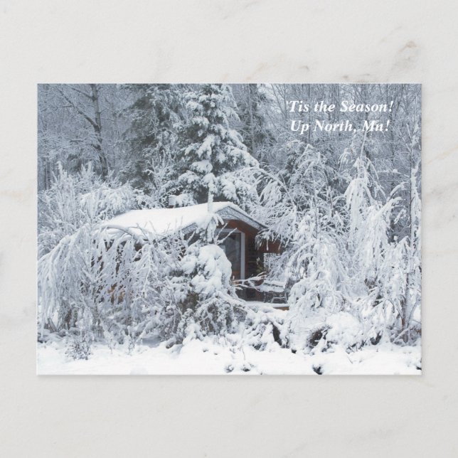 Carte Postale 'Tis Season Up North, Mn Winter Holiday (Devant)