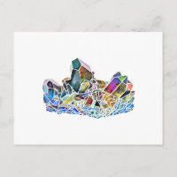 Titane Quartz Healing Cristal Art arc-en-ciel Aura