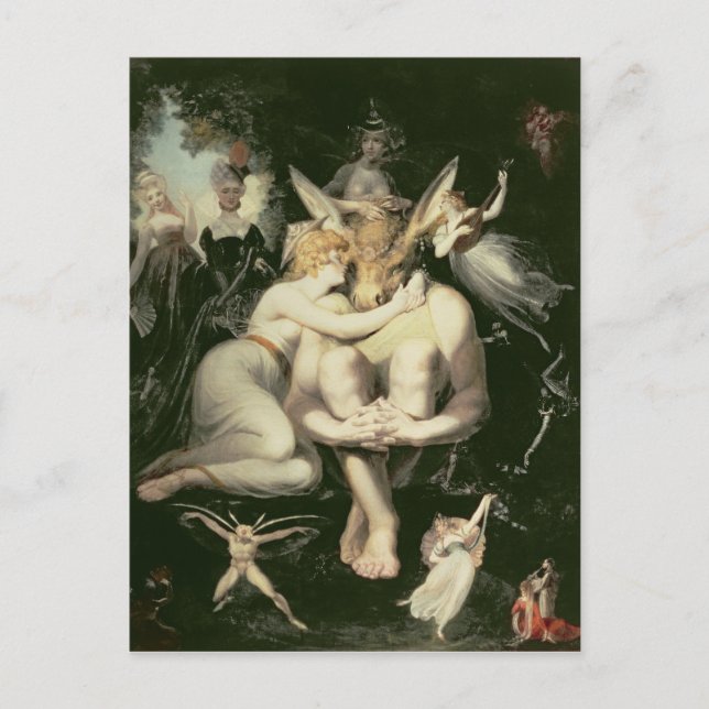 Carte Postale Titania Awakes, entouré d'un intendant (Devant)