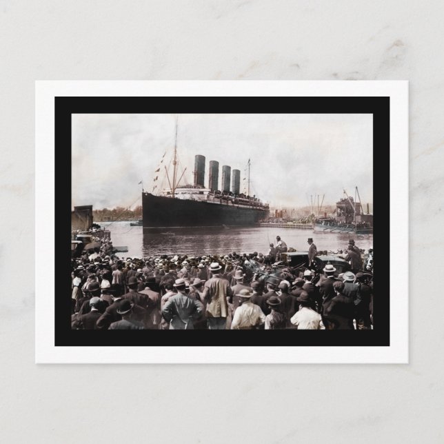 Carte Postale Titanic quitte Southhampton (Devant)
