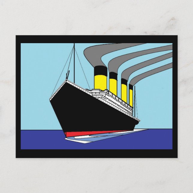 Carte postale titanique (Devant)