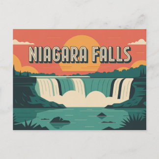Carte Postale Title: Niagara Falls Sunset
