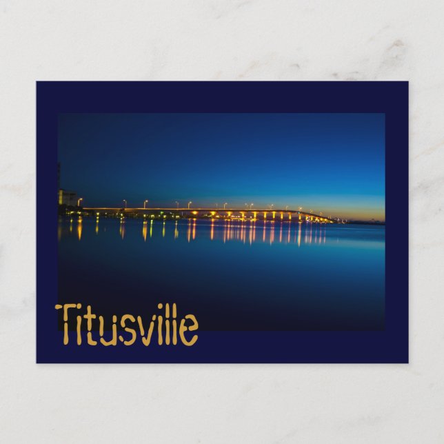 Carte Postale Titusville, Floride, États-Unis (Devant)
