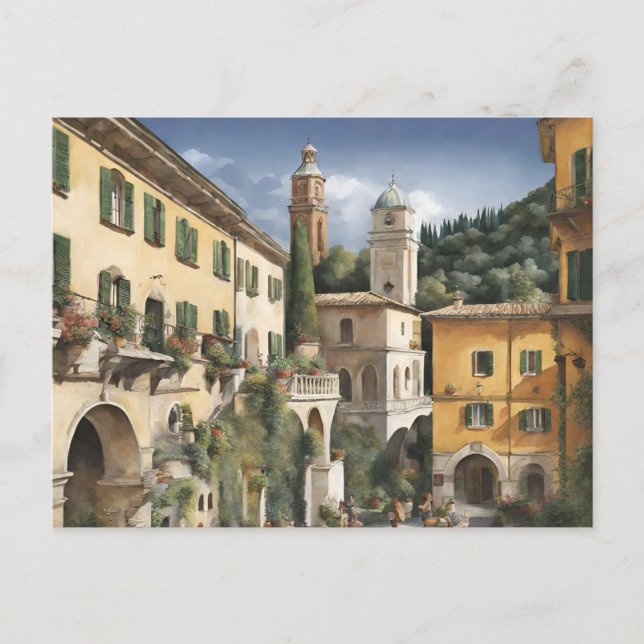 Carte Postale Tivoli (église blanche) (Devant)