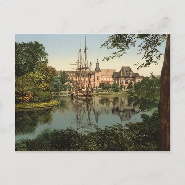 Carte Postale Tivoli Park, Copenhague (Devant)