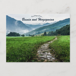 Carte Postale  Tjentiste Bosnie-Herzégovine 