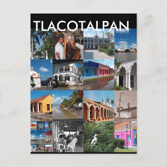 CARTE POSTALE , TLACOTALPAN (Devant)