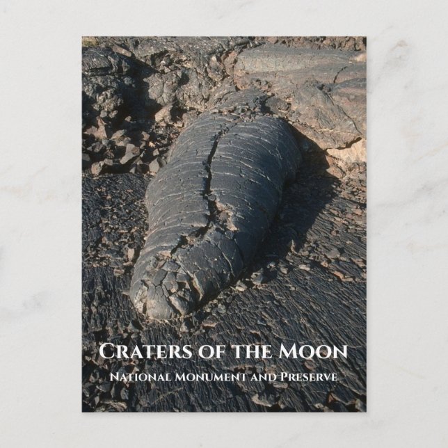 Carte Postale Toe de lave, Craters de la Lune, Idaho (Devant)