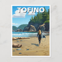 Tofino Canada Surfer sur Beach Travel