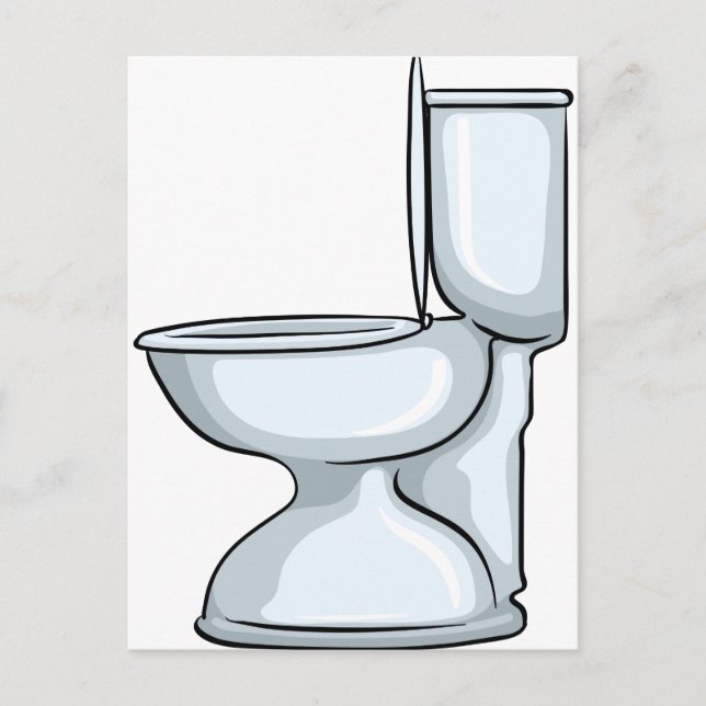 Carte Postale Toilettes (Devant)